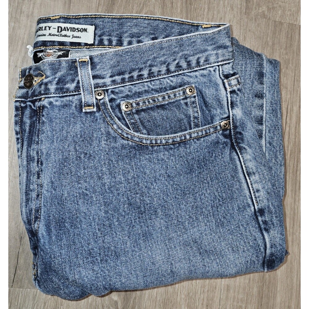Vintage Y2K Harley-Davidson Baggy Jeans 35x32, Genuine MotorClothes - Picture 9 of 9